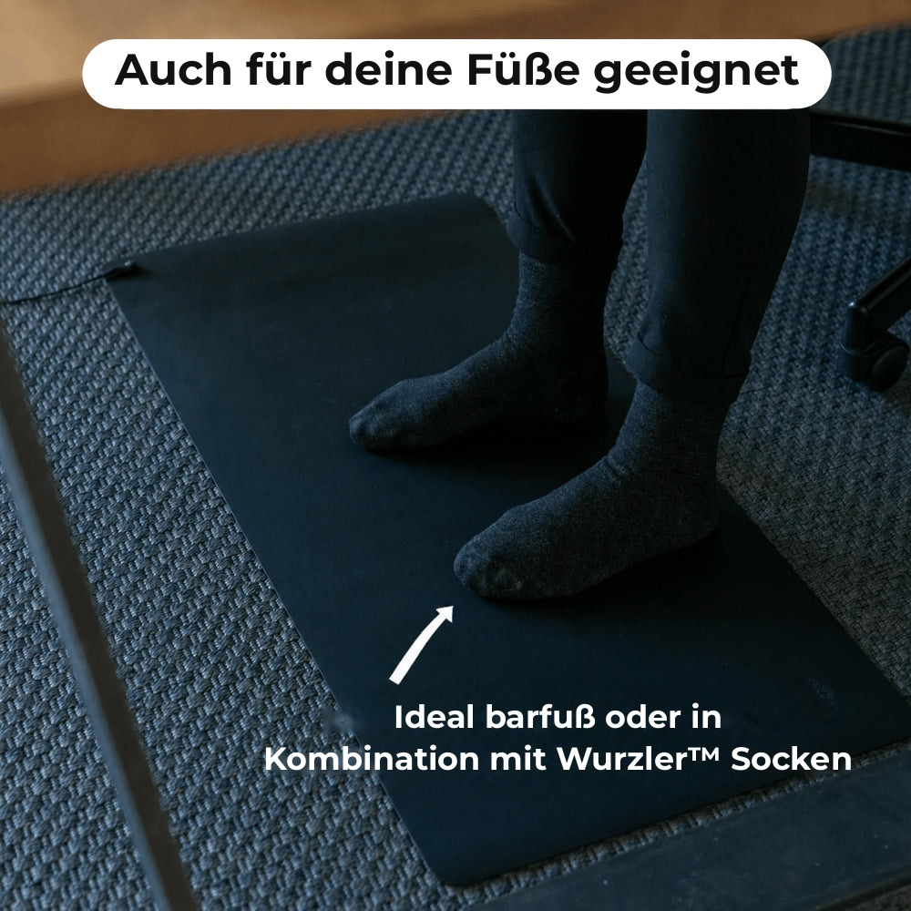 Wurzler™ Erdungsmatte unter den Füßen