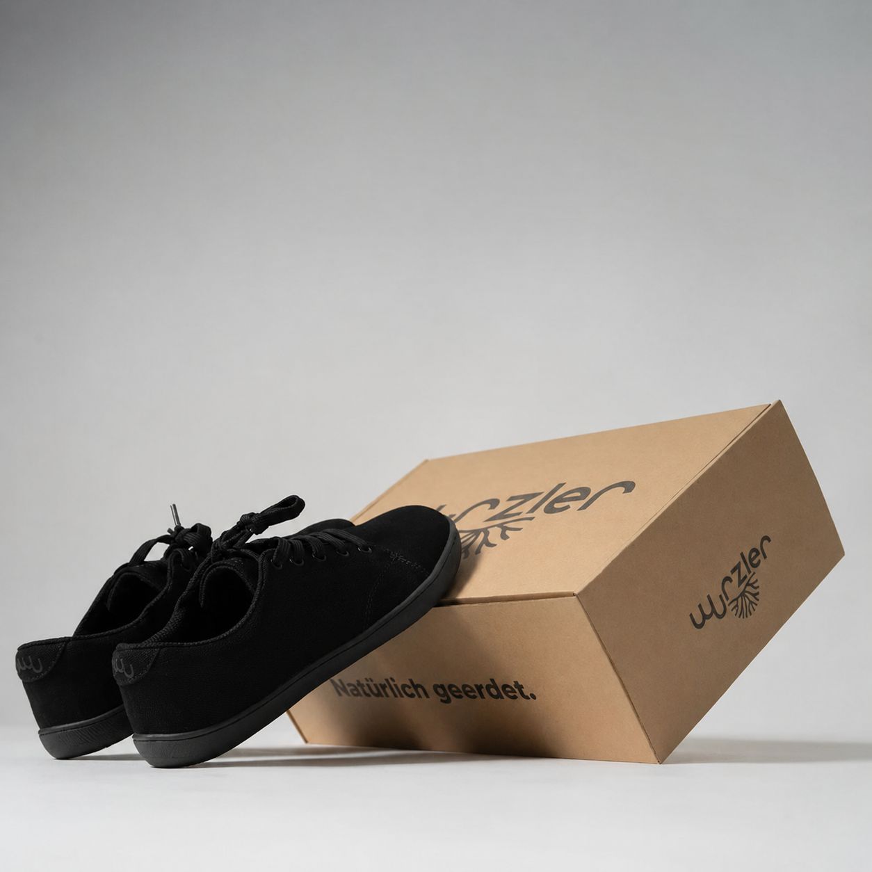Aardende barefootschoenen Comfort Zwart 2.0 - Wurzler EU
