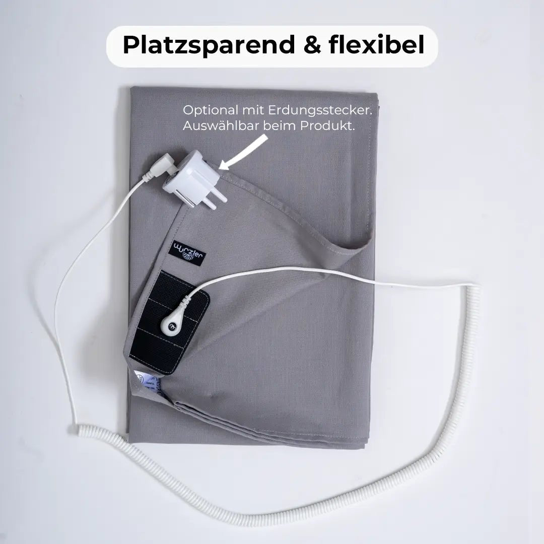 Wurzler™ spiraalkabel voor aardingsstekker wit